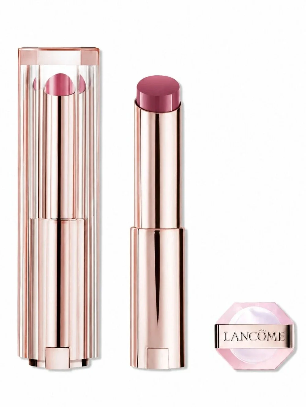 Lancome Nude Vibe Butterglow Plumping Tinted Lip Butter Balm Cool Tone Mauve